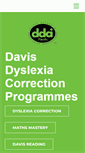 Mobile Screenshot of davisdyslexia.co.nz