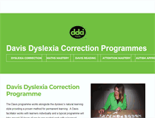 Tablet Screenshot of davisdyslexia.co.nz